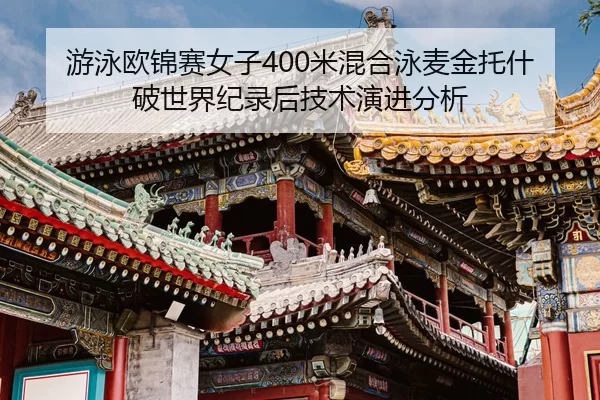 游泳欧锦赛女子400米混合泳麦金托什破世界纪录后技术演进分析
